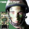 CCbeauty Black Camo Face Paint - Sports Eye Black Stick, Oil Camouflage Hunting Softball,Football,Baseball Accessories,Sweat Resistant Safe Army Militarty Makeup for Halloween Costume,Cosplay