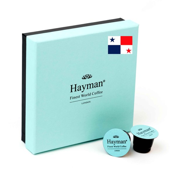 Hayman Coffee, 100% Panama Geisha Coffee, Coffee Pods For Nespresso Coffee Machine, 20 Pods | Espresso Capsules, Medium Roast Coffee, Panamanian Coffee