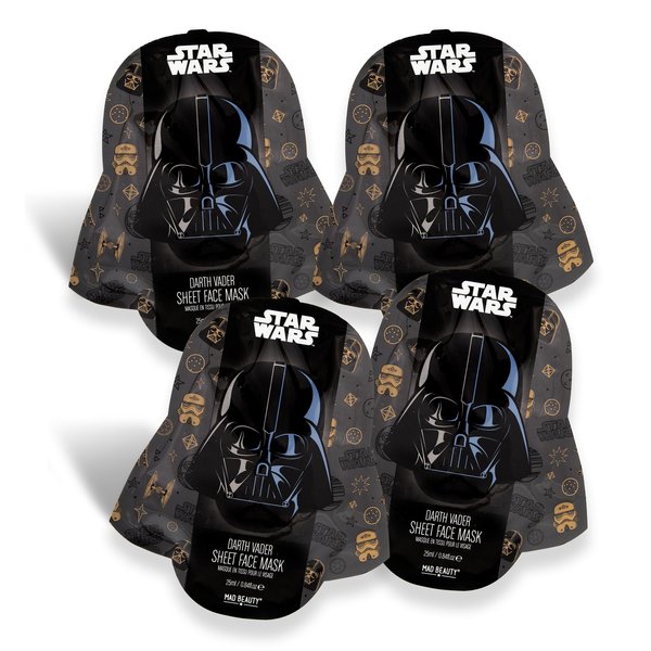 MAD Beauty Star Wars Cosmetic Sheet Mask Darth Vader x 4
