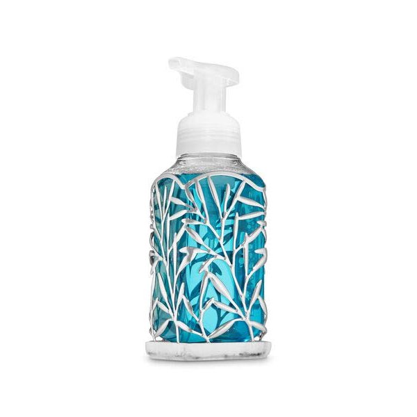 Bath and Body Works Nickle Vines Gentle Foaming Soap Holder.