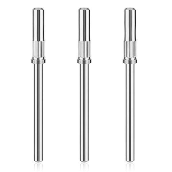 3Pcs Nail Drill Bit Shank Mandrel Nail Bit Russian Manicure 3/32 Inches Sanding Bands For Nail Drill Sanding Bits For Nail Drill For Nails Mandrel Bit For Nails Electric Nail File