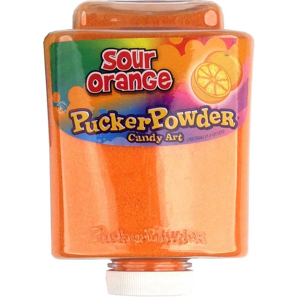 Pucker Powder Sour Orange,Party Favors - Weddings - Receptions - Bridal and Baby Showers - Birthdays - Toppings - Decorations, 9.5oz: - 1 Ct