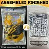(Assembly Completed) Action Figure Set with Box, 3D Printed 13 Robot Titan 13 Action Figure, Action Figure Already Assembled(Golden Black)