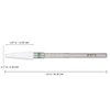 Pana Professional 3/32" Shank Size - White Small Tapered Cone Ceramic Bit Coarse Grit - Nail Drill Bit for Dremel Machine