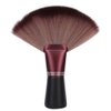 Fan Shape Hairdresser Brush, Hair Cutting Broken Hair Sweep Brush Soft Hairdressing Salon Accessory Barber Brush Hair Clippings Remove Brush Flat Base(Shredded hair brush)
