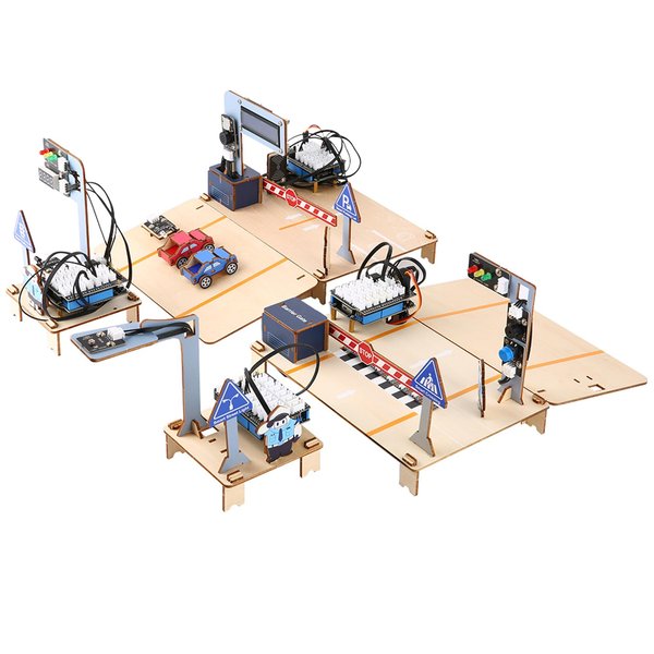 ACEBOTT ESP32 STEM Smart School Intelligent Transportation Kit Compatible with Arduino, STEM Robotics Science Kits, Engineering Projects STEA Activities Gifts 13-16 Year Old Boys Crafts