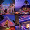 JMEXSUSS 2 Pack Solar Christmas Lights Outdoor Waterproof, Total 66FT 200 LED Multicolor Solar Fairy Lights, 8 Modes Solar String Lights for Outside