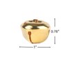 Jingle Bells, 1 Inch Craft Bells Bulk DIY Bells for Christmas Festival Decoration Home Decoration, 20pcs, Gold