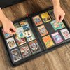360 Pockets Trading Card Binder Album,Compatible with Card Binder Holder Sleeves,Trading Card Collector Album Fit for Football Sports Cards,Standard Size Cards Protector Pockets Folder(Red)