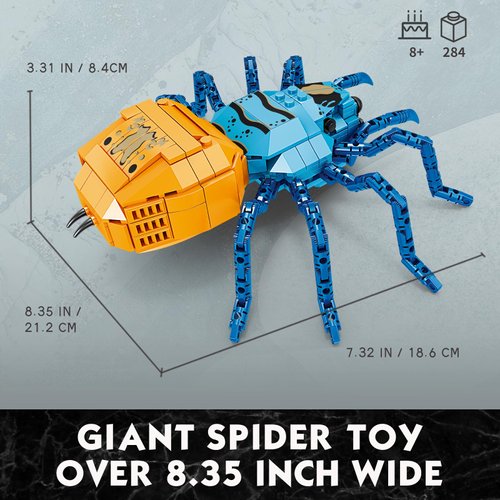 KAZI Spider Toy Building Set for Kids,Forest Bugs Building Kit,STEM Insect Toys for Girls Boys Age 8-14,Play and Display Animal Model,Gift Idea