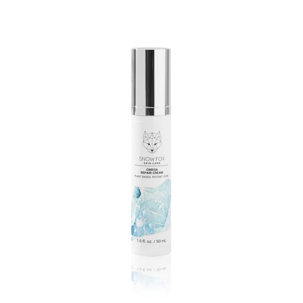 Snowfox Skin Care Omega Repair Cream with Fast-Absorbing Plant-Based Oils, 50 mL