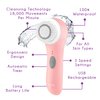 Spa Sciences - NOVA - Patented Sonic Facial Cleansing Brush & Exfoliating System (Not a Spin Brush) - All Skin Types - 3 Speeds - Waterproof - USB Rechargeable w/Charging Base