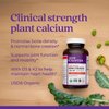 New Chapter Calcium Supplement - Bone Strength Organic Calcium with Magnesium, Vitamin D3+K2, 70+ Trace Minerals for Bone Health, Gluten Free, Easy to Swallow - 60 Slim Tablets