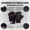 Schiek Sports Women's Model 520 Weight Lifting Gloves - Small - Black