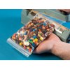 6" x 9" x 2 mil Clear Plastic Tamper-Evident Bags with Perforated Tear Strip Above Zip Top (Case of 1,000)
