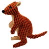 SmartPetLove Tender-Tuffs Big Shots - Aussie Kangaroo Cuddly Pet Toy - Stuffed Plush Dog Toy and Cute Squeaky Dog Toys for All Life Stages