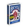 Bicycle Poker Size Jumbo Index Playing Cards (Blue or Red)