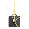 DOITOOL Silence Quartz Clock Movement Silent Clock Mechanism Long Shaft Replacement Clock Kits Wall Clock Movements Mechanism Parts with 3 Hands No Battery (Gold)