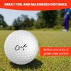Cut Red Golf Balls - Premium, Soft Core Golf Ball - Offers Decreased Ball Spin & Improved Golf Shot Accuracy and Control - 2 Piece Construction (One Dozen)