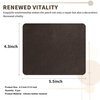 Azobur Sofa Fabric Repair Patch, 6 Piece Microfiber Patches, Self Adhesive Fabric Sofa Patch Repair Fabric, Luxurious Look, Quick Fix Sofa.(Dark Brown)
