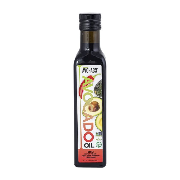 Avohass New Zealand Chili Extra Virgin Avocado Oil 8.5 fl oz Bottle