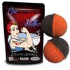 One Badass Mother Bath Bombs - Vintage Rosie Strong Mom Design - Funny Bath Bombs for Moms - XL Bath Fizzers, Black and Red, Handcrafted in The USA, 2 Count