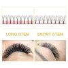Premade Volume Eyelash Extensions 5D-D-0.10-13 Long Stem .07 .10 Premade Fans Eyelash Extensions Volume Lash Extensions C D Curl Premade Volume Fans (5D-D-0.10,13 mm)