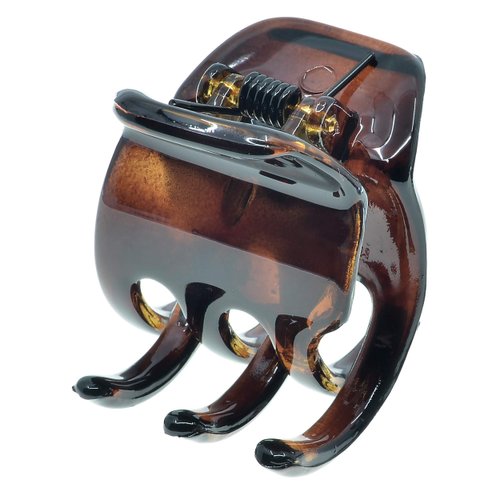 Camila Paris NV124 French Hair Clip for Women, Small 1 Piece Tortoise Girls Hair Claw Clips Jaw. Fashion Durable Styling Hair Accessories for Women, Strong Hold No Slip Grip, Made in France