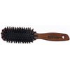 Spornette Deville Sculpting Hair Brush #343 Soft Boar Bristle, Wood Handle, Cushioned Smoothing Brush for Daily Maintenance, Finishing & Adds Shine to Brush Outs and Blow Outs
