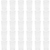 Abaodam Miniature Cups 30Pcs 1/12 Miniature Drinking Glasses Miniature Plastic Cup Miniature Tumbler Mini Drinking Glasses Water Cup Tea Cups Tiny Mugs Props for Dollhouse