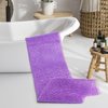 3 Pcs African Exfoliating Net Sponge African Bath Sponge Scrubbing Rag Net African Wash Shower Long Net Body Scrubber