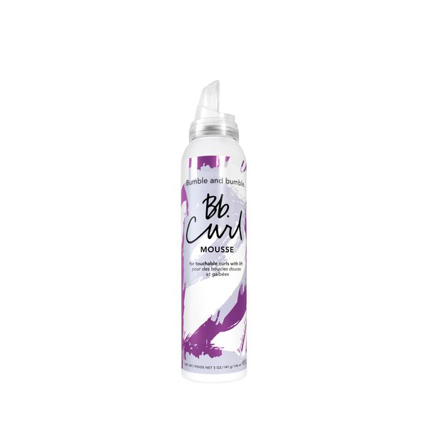 Bumble and bumble Curl Hair Mousse | Anti Frizz | For Touchable Curls with Lift | Curly, Wavy | With Jojaba Oil, Avocado Oil + Coconut Oil | Standard Size, 5 fl. oz.