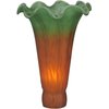 MIXDOM Tulip Glass Lamp Shades Lily Lamp Replacement Shades Tiffany Style Flower Lampshade Replacement for Table Lamps Floor Lamp-1.5" Fitter X 4.5" Wide X 6" High