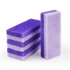 4 Pcs Foot Pumice Stone and Scrubber for Feet and Heels Callus and Dead Skins (Purple)
