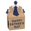 Big Dot of Happiness My Dad is Rad - Treat Box Party Favors - Father’s Day Party Goodie Gable Boxes - Set of 12