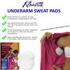 Kleinert's Underarm Sweat Pads 24 Premium Quality Absorbent Dress Shields Armpit Guards