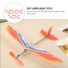 TOYANDONA 5Pcs Rubber Band Powered Aircraft Airplane Model Creative Helicopter for Kids Throwing Glider Airplane Toy for Birthday Party Favor Prize Reward (Random Pattern)