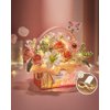 LUOGFYNI Flowers Bouquet Building Kit, Artificial Flower Blocks Set Toy for Adults, Creative Botanical Collection for Home Decor, Birthday Valentine's Day Gifts for Girls (1951)