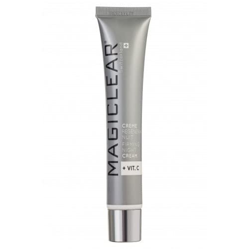 MAGICLEAR Luxury Skin Care Anti-Aging Night cream Daily Face Moisturizer with Madecassoside, Vitamin C, E, for Dark Spots with Niacinamide Swiss brand 1.76