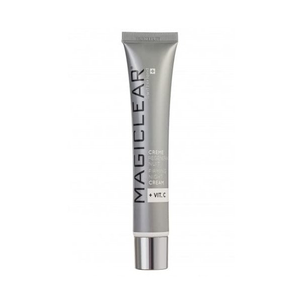 MAGICLEAR Luxury Skin Care Anti-Aging Night cream Daily Face Moisturizer with Madecassoside, Vitamin C, E, for Dark Spots with Niacinamide Swiss brand 1.76