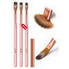 MAGIC ARMOR 3pcs Acrylic Nail Brush Set, Size 8/10/14 Acrylic Nail Brushes for Acrylic Application, Professional Acrylic Powder Brushes for Acrylic Powder Application, Nail Extension, 3D Nail Carving