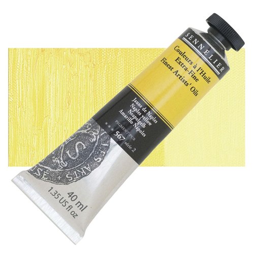 Sennelier Artists Color Oil Paint, 1.35 Fl Oz (Pack of 1), Naples Yellow S2