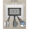 Electrical Box Replacement Cover, DBHW-1 Extra Duty Replacement for All-Weather Use, Type 3r Enclosure Cover for Wet Locations Can be adapted to DBHS1W/DBHR1W/DBHM1W/DBHR141W Improve Electricity (2)