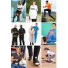 4 Pair Medium Extra Soft Assorted Compression Socks, Moderate/Medium Graduated Compression 15-20 mmHg, For Men and Women. Nurses, Running, Travel & Flight Knee-High. 2 Black, 2 Navy