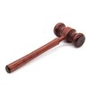AUEAR, 4 Pack Wooden Judge Gavel Mini Judge Gavels Judge Auction Sale Wooden Gavel Judgment Gavel Prop for Cosplay Party Judge Costume Accessories (Light Brown)