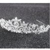 BAHABY Silver Crowns for Women Girls Rhinestone Princess Tiara with Combs for Birthday Prom Bridal Shower Wedding Halloween Party