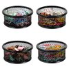 DANRONG Paper Clip Holder for Desk, Paper Clip Holders, Mesh Paperclip Holders Metal Paper Clip Dispenser Organizer for Desk Binder Clip Holder Container for Home Office School, Black 4 Pack