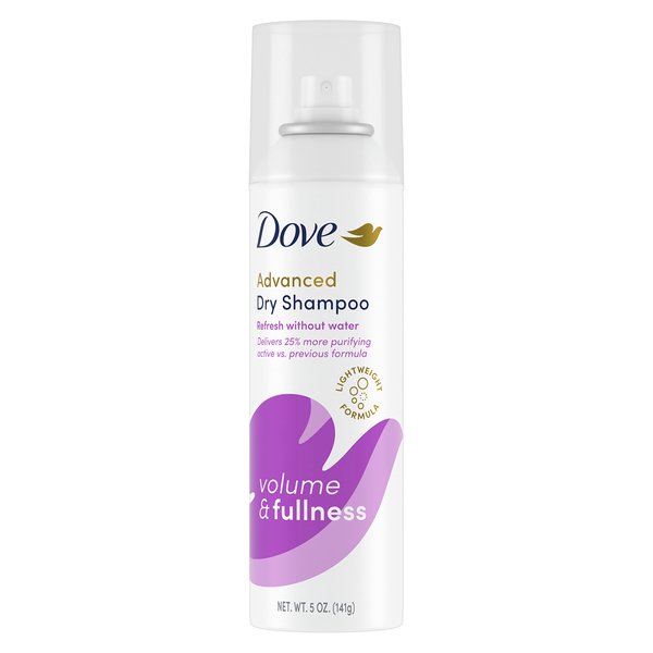 Dove Care Between Washes Dry Shampoo Volume and Fullness Hair Treatment for Oily Hair, Cleansing Hair Volumizer 5 oz