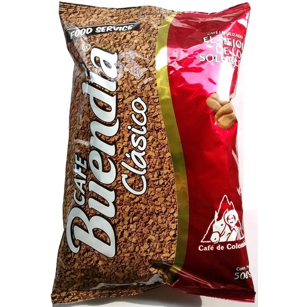 Buendia Instant Coffee - 17.6 oz (500g.) - 100% Colombian Freeze Dried Coffee