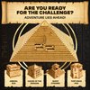 ESC WELT Quest Pyramid Puzzle Box - Escape Room in a Box - Brain Teaser Puzzle for Adults & Teenagers - Puzzle Box with Hidden Compartment - 3D Puzzle for Adults - Wooden Puzzle for Family Games